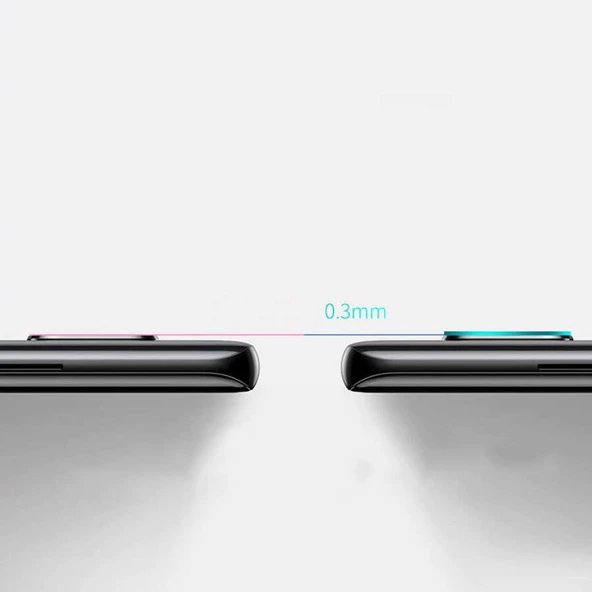 Zore Xiaomi ile uyumlu Redmi Note 9 Pro Nano Kamera Koruyucu - 6