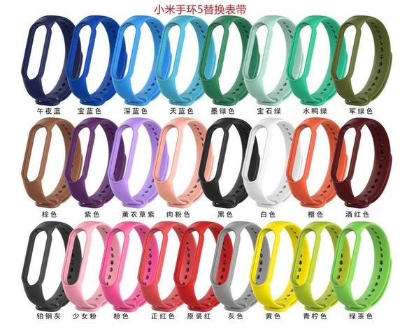 Zore Xiaomi ile uyumlu Mi Band 5 Klasik Kordon - 3
