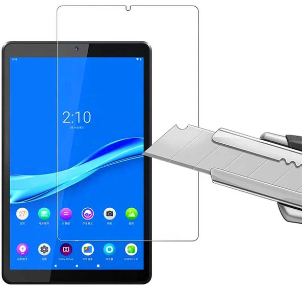 Zore Lenovo ile uyumlu M10 Plus TB-X606F Tablet Temperli Cam Ekran Koruyucu - 3