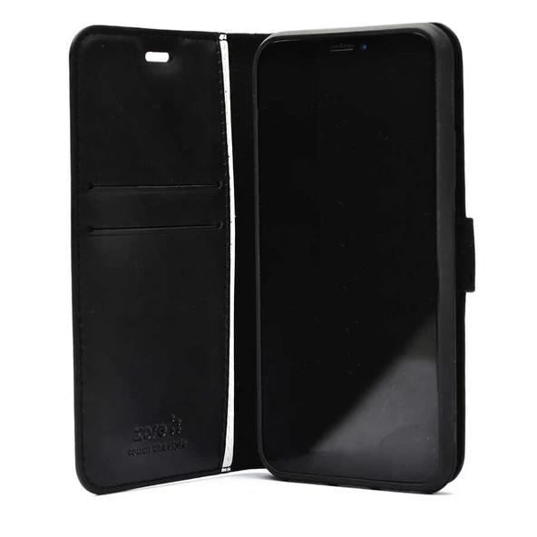 Zore Xiaomi ile uyumlu Redmi Note 9 Pro Kılıf Kar Deluxe Kapaklı Kılıf - 6