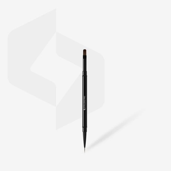 Staleks Çift Uçlu Sentetik Nail Art Liner Çizim ve Jel Fırçası 10-11mm NBE-03/06 - Resim 2