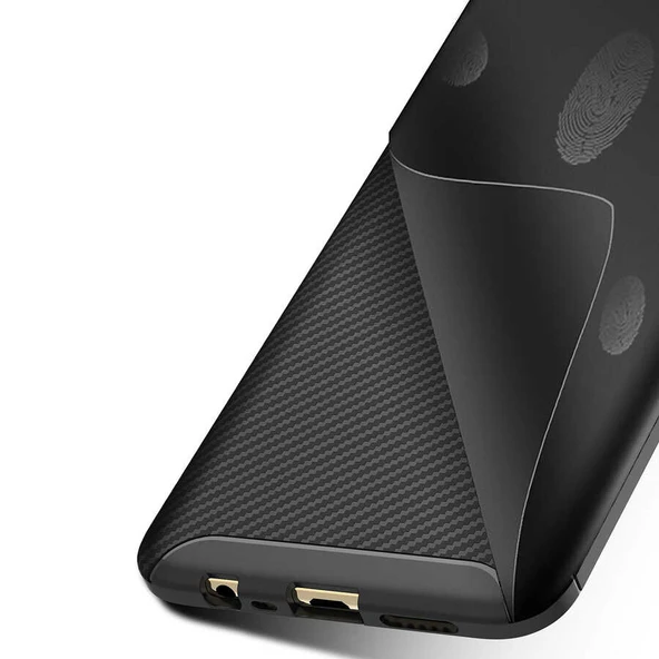 Zore Oppo ile uyumlu A5S Kılıf Negro Silikon Kapak - 8