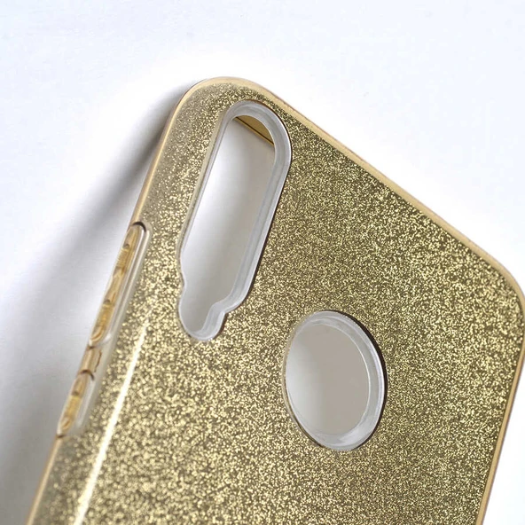 Zore Huawei ile uyumlu P40 Lite E Kılıf Shining Silikon - 3