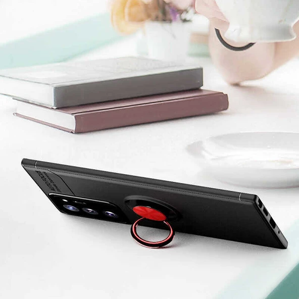 Zore Galaxy ile uyumlu Note 20 Ultra Kılıf Ravel Silikon Kapak - 4