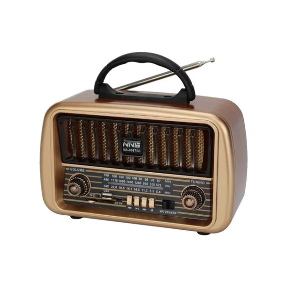 Klasik Taşınabilir Model Nostaljik Radyo - Resim 2