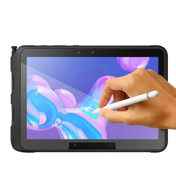 Zore Galaxy ile uyumlu Tab Active Pro T547 Tablet Temperli Cam Ekran Koruyucu - 7