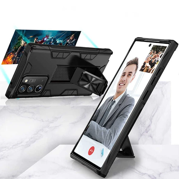 Zore Galaxy ile uyumlu Note 20 Ultra Kılıf Volve Kapak - 9
