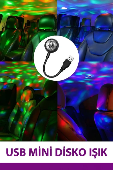 USB ile Her Yerde Disko GlowRide – Ev, Araç ve Motosiklet Işığı - 5
