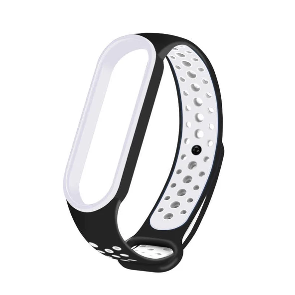 Zore Xiaomi ile uyumlu Mi Band 5 KRD-02 Silikon Kordon - 7
