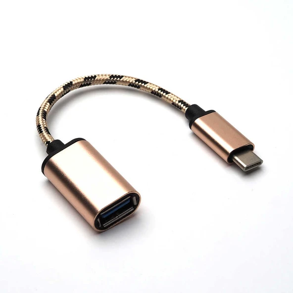 Zore Kablolu Metal Type-C Otg - 1
