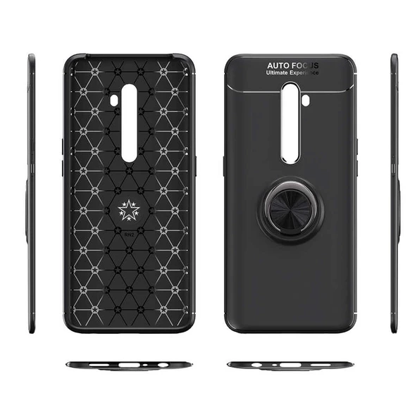 Zore Oppo ile uyumlu Reno 2Z Kılıf Ravel Silikon Kapak - 5