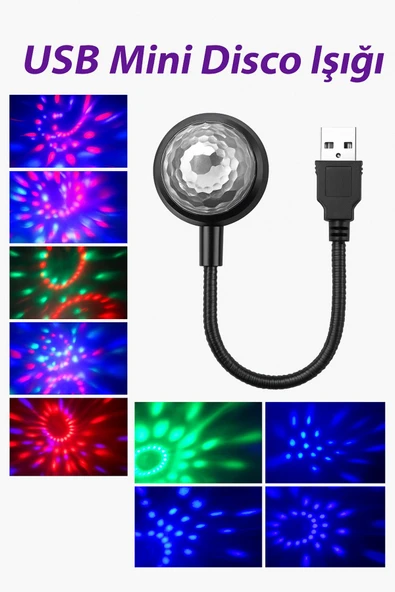 USB ile Her Yerde Disko GlowRide – Ev, Araç ve Motosiklet Işığı