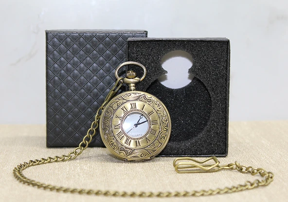 Özel Kutulu Antik Köstekli Saat Model 4 ürün görseli