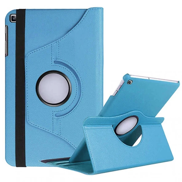 Zore Galaxy ile uyumlu Tab A7 10.4 T500 (2020) Dönebilen Standlı Kılıf - Resim 8