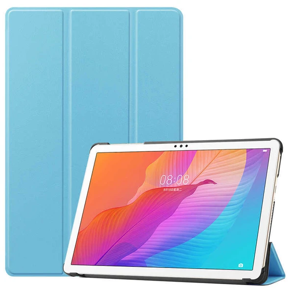 Zore Huawei ile uyumlu MatePad T10S Smart Cover Standlı 1-1 Kılıf - 9