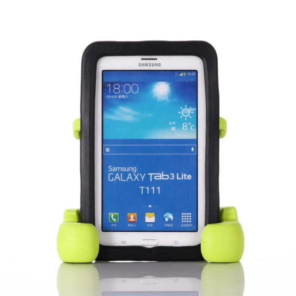 Zore Galaxy ile uyumlu Tab 3 Lite 7.0 T110 Eva Boxer Tablet Silikon - 2