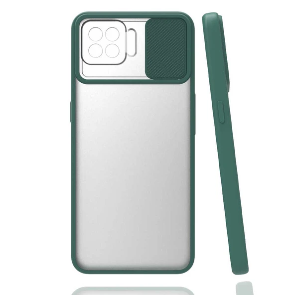 Zore Oppo ile uyumlu Reno 4 Lite Kılıf Lensi Kapak - 10