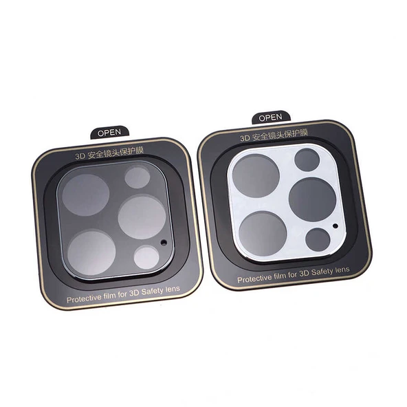 Zore Apple ile uyumlu iPhone 12 Pro Max Kamera Koruyucu - Resim 4