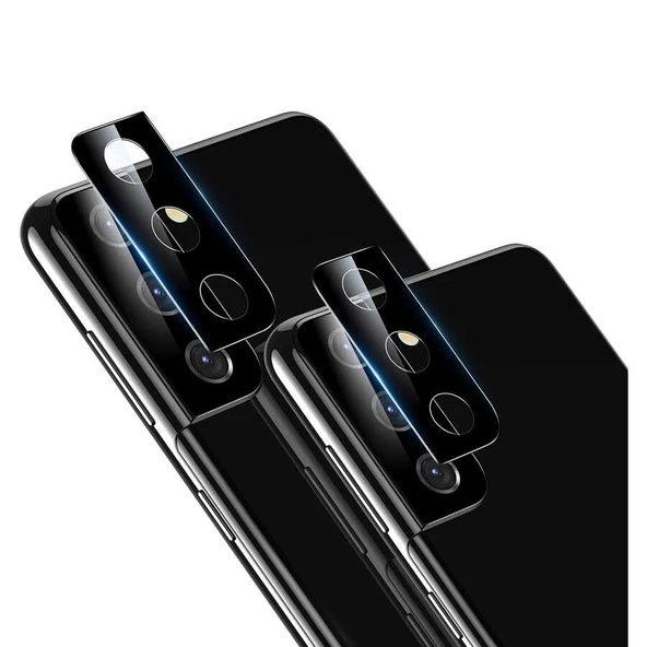 Zore Galaxy ile uyumlu S21 Plus Kamera Lens Koruyucu Cam Filmi - 7