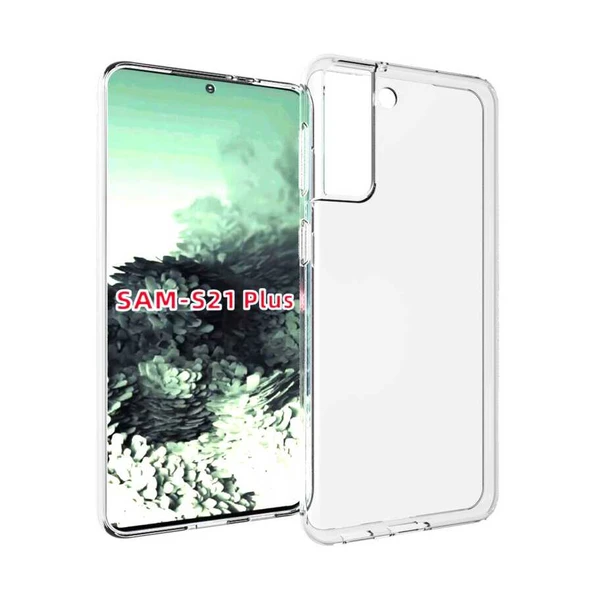 Zore Galaxy ile uyumlu S21 Plus Kılıf Süper Silikon Kapak