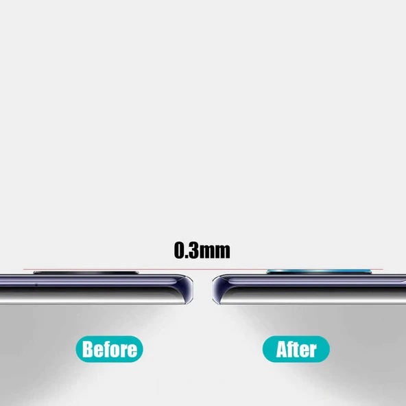 Zore Huawei ile uyumlu Mate 40 Pro Kamera Lens Koruyucu Cam Filmi - 2