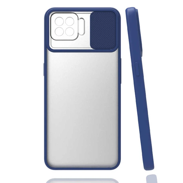 Zore Oppo ile uyumlu Reno 4 Lite Kılıf Lensi Kapak - 8