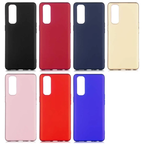 Zore Oppo ile uyumlu Reno 4 Pro 4G Kılıf Premier Silikon Kapak - 3