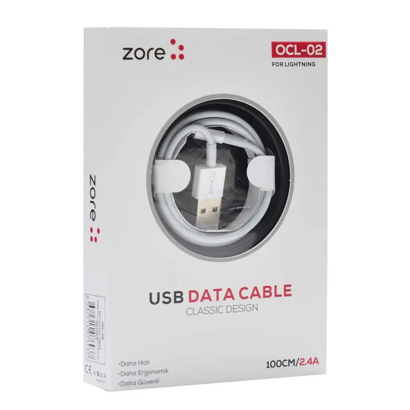 Zore OCL-02 Lightning Usb Kablo - Resim 4