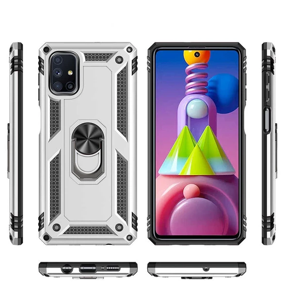 Zore Galaxy ile uyumlu M51 Kılıf Vega Kapak - 6