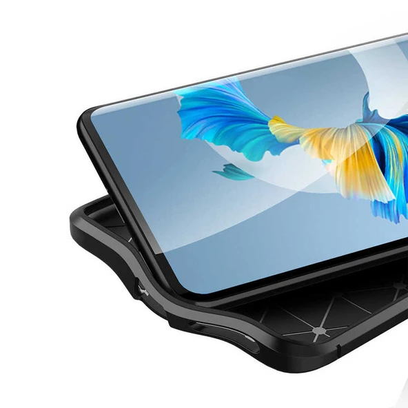 Zore Huawei ile uyumlu Mate 40 Pro Kılıf Niss Silikon Kapak - 4