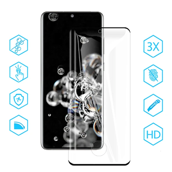 Zore Galaxy ile uyumlu S21 Ultra Süper Pet Ekran Koruyucu Jelatin - 2