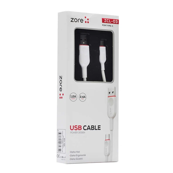 Zore ZCL-03 Type-C Usb Kablo - 1