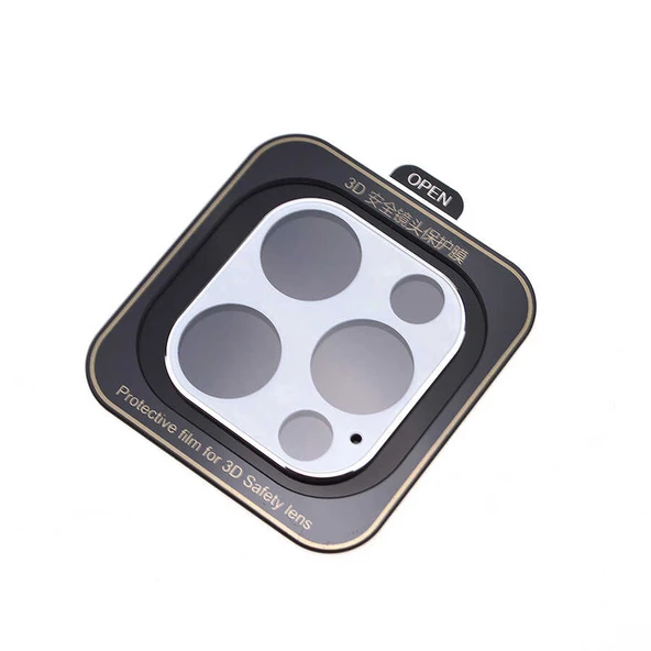 Zore Apple ile uyumlu iPhone 12 Pro Max Kamera Koruyucu - Resim 7