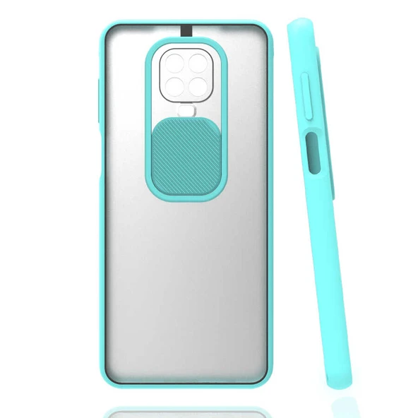 Zore Xiaomi ile uyumlu Redmi Note 9 Pro Kılıf Lensi Kapak - 6