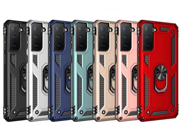 Zore Galaxy ile uyumlu S21 Plus Kılıf Vega Kapak - 9