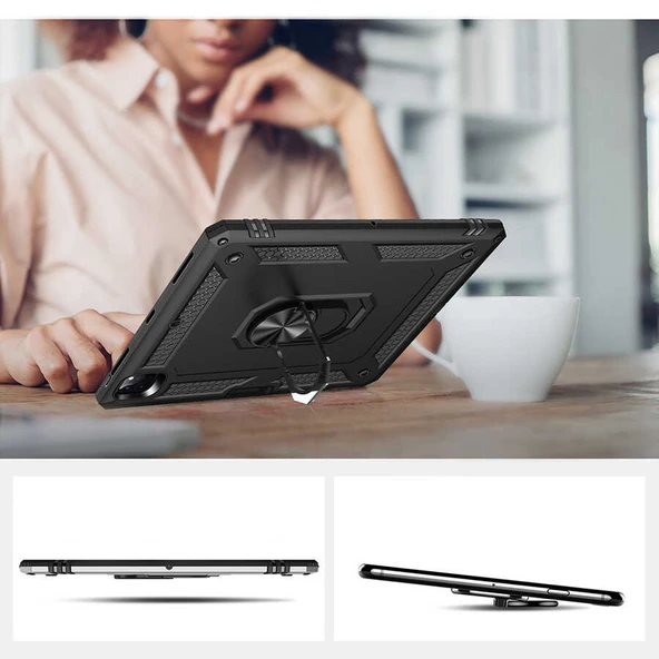 Zore Apple ile uyumlu iPad Pro 12.9 2020 (4.Nesil) Kılıf Tablet Vega Kapak - 4
