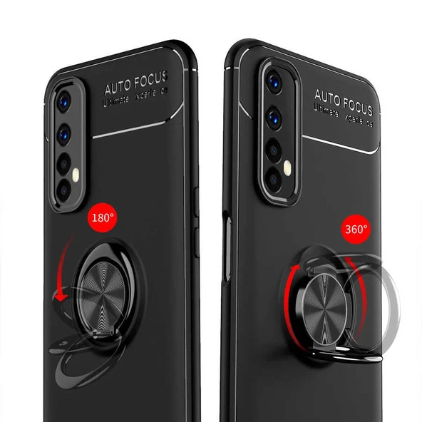 Zore Realme ile uyumlu 7 Kılıf Ravel Silikon Kapak - Resim 7