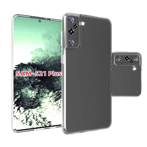Zore Galaxy ile uyumlu S21 Plus Kılıf Süper Silikon Kapak - 8