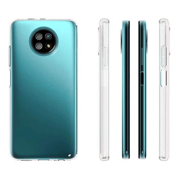 Zore Xiaomi ile uyumlu Redmi Note 9 5G Kılıf Süper Silikon Kapak - 5