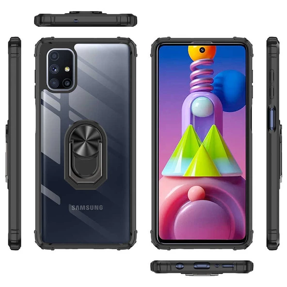 Zore Galaxy ile uyumlu M51 Kılıf Mola Kapak - 4