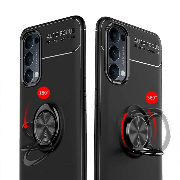 Zore Oppo ile uyumlu Reno 4 Kılıf Ravel Silikon Kapak - 8