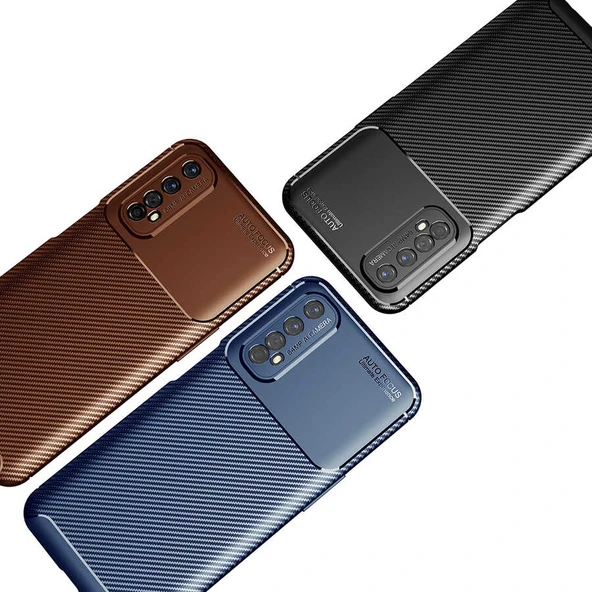 Zore Realme ile uyumlu 7 Kılıf Negro Silikon Kapak - 6