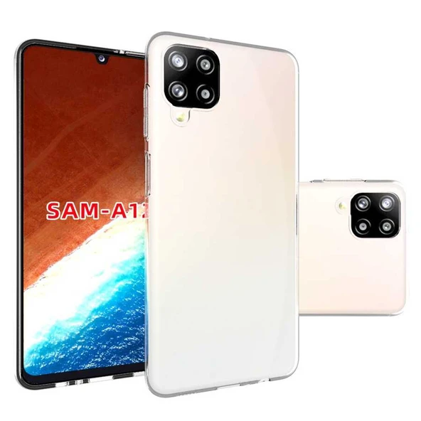 Zore Galaxy ile uyumlu A12 Kılıf Süper Silikon Kapak - 7