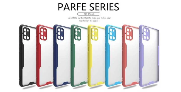 Zore Galaxy ile uyumlu A31 Kılıf Parfe Kapak - Resim 2
