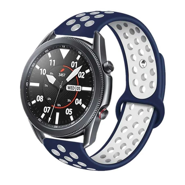 Zore Huawei ile uyumlu GT2 46mm KRD-02 22mm Silikon Kordon - 1