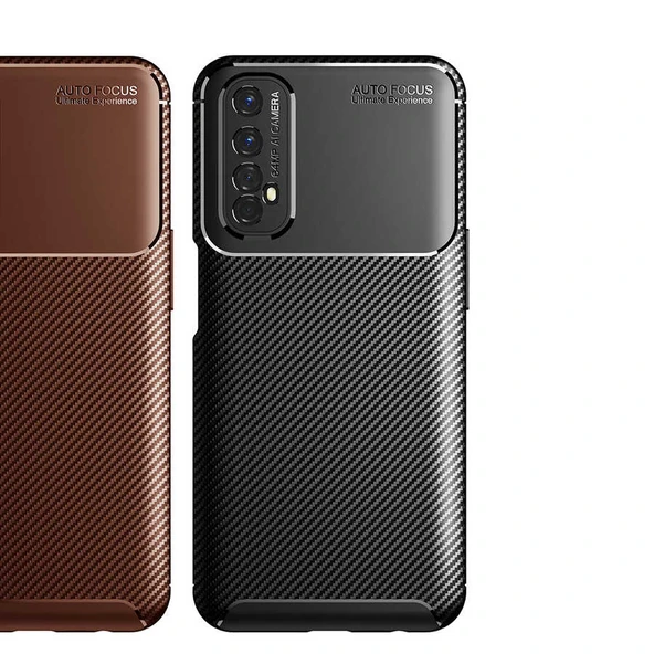 Zore Realme ile uyumlu 7 Kılıf Negro Silikon Kapak - 4