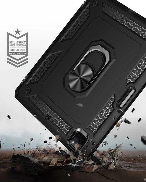 Zore Apple ile uyumlu iPad Pro 12.9 2020 (4.Nesil) Kılıf Tablet Vega Kapak - 5