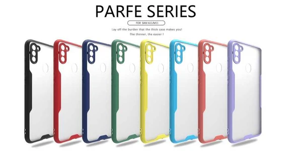 Zore Galaxy ile uyumlu A11 Kılıf Parfe Kapak - Resim 2