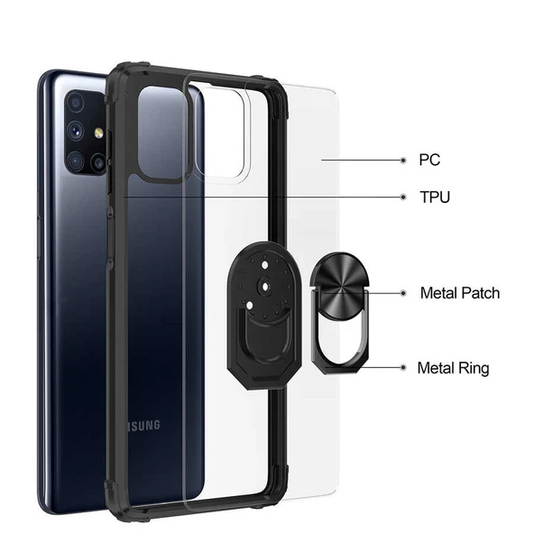 Zore Galaxy ile uyumlu M51 Kılıf Mola Kapak - 8