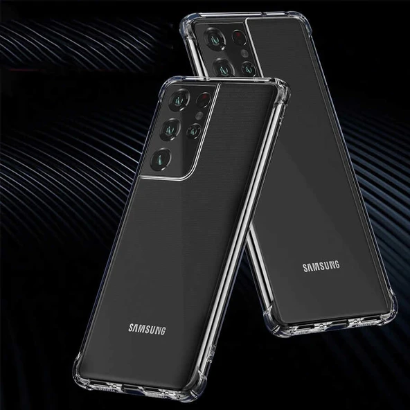 Zore Galaxy ile uyumlu S21 Ultra Kılıf Nitro Anti Shock Silikon - 6